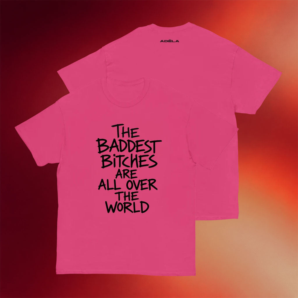Adela Merch 2026 Baddest Bitches T-Shirt Adela Shirt Best Gift For Music Lovers - Merchluma