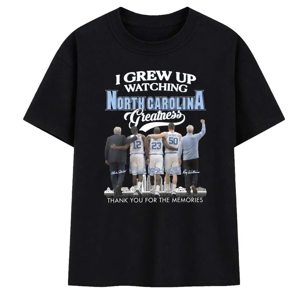 North Carolina Tar Heels Basketball Legends Greatness Graphic 2026 T-Shirt North Carolina Merch - Merchluma