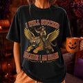 Cowgirl Tiger I Will Succeed Because I Am Insane T-Shirt Funny Humorous Shirt Gift For Her - Merchluma