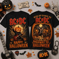 ACDC Merch 2026 Highway To Halloween T-Shirt ACDC Fan Attire Gift For Rock Lovers - Merchluma