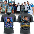 Luke Kuechly #59 Carolina Panthers Graphic T-Shirt Hall Of Fame Merch Gift For Football Fans - Merchluma
