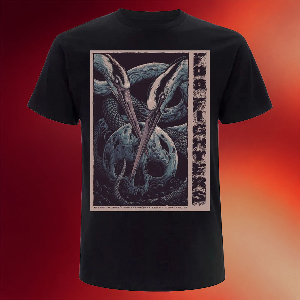Foo Fighters Huntington Bank Field 2026 Cleveland OH August 10Th T-Shirt Foo Fighters Merch - Merchluma