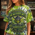 Canberra Raiders 45th Anniversary Tie Dye Shirt Raid As One Pride Forever Tee Raiders Merch - Merchluma