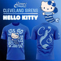 Cleveland Sirens Hello Kitty Mermaid Performance 2026 T-Shirt Cleveland Sirens Merch Fan Gifts - Merchluma