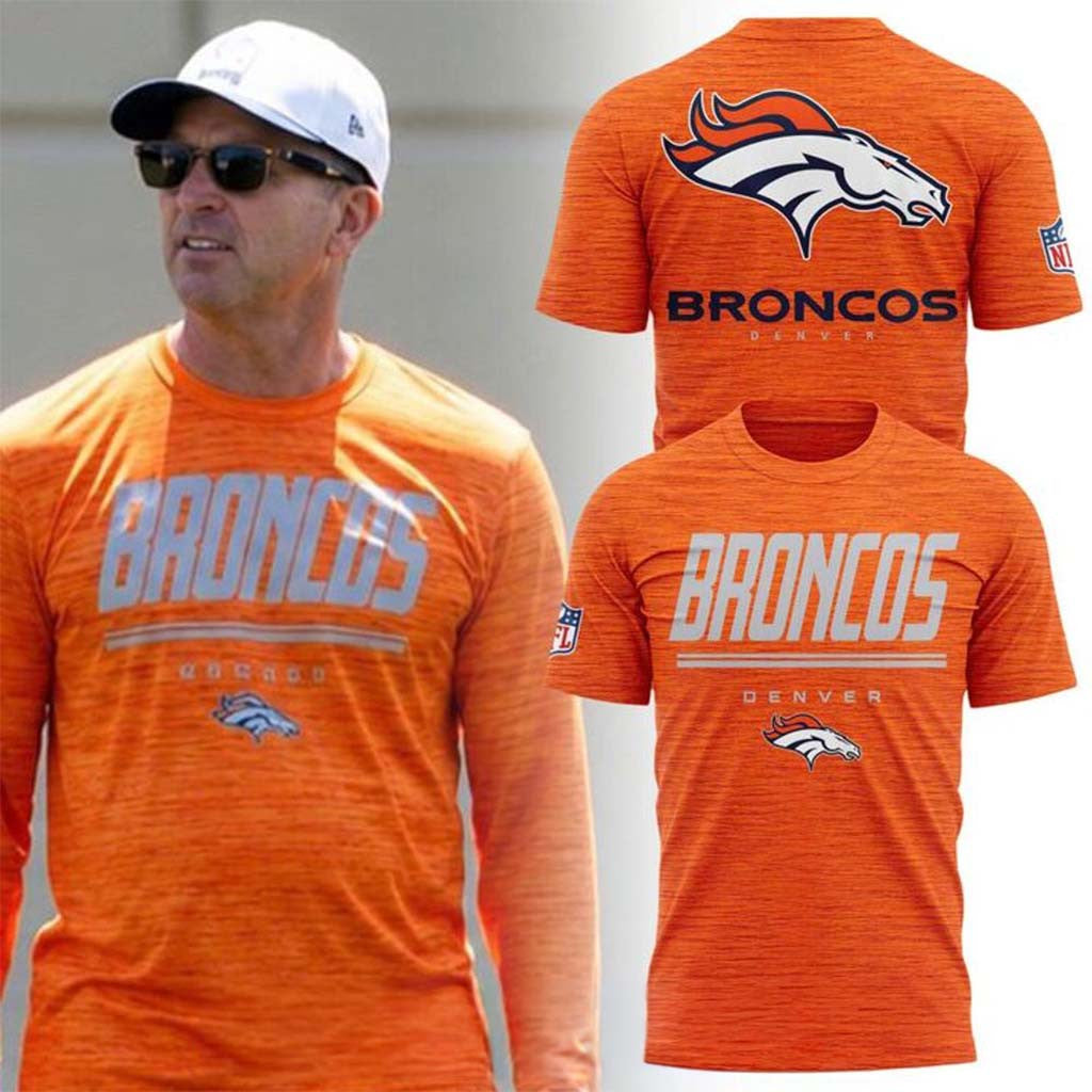 Denver Broncos Brilliant Orange Velocity 2026 Special T-Shirt Denver Broncos Merch Best Gifts - Merchluma