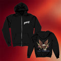 Classless Act Merch 2026 Vintage Eagle Zip Hoodie Black Gifts For Rock Music Lovers - Merchluma