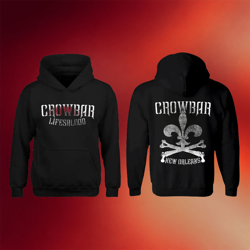 Crowbar Merch 2026 Lifesblood Hoodie Black Crowbar Tour Merch Gift For Band Fans - Merchluma