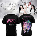 Aespa Aexis Line Global Tour 2026 Black T-Shirt Aespa Merch Kpop Gear Gift For Music Lovers - Merchluma