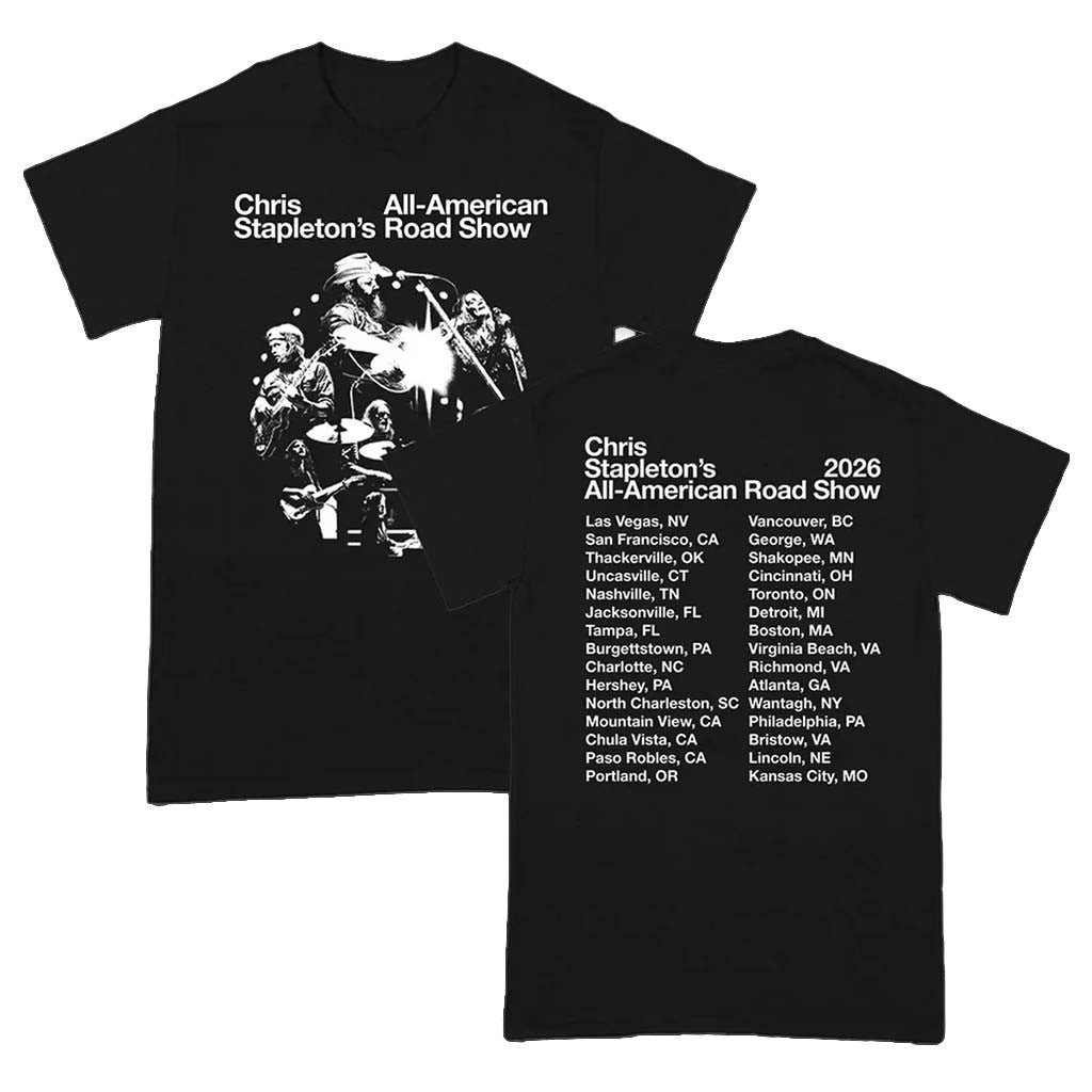 Chris Stapleton Merch 2026 All American Road Show T-Shirt Birthday Gifts For Music Lovers - Merchluma