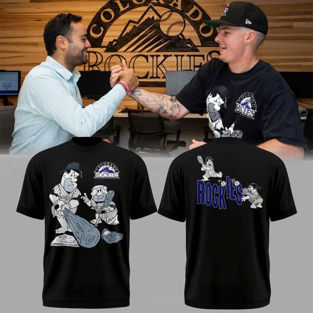 Colorado Rockies Mickey Moniak Rockies Flintstones Special Shirt Rockies Merch Gift For Fans - Merchluma
