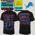 Detroit Lions X Foo Fighters Merch Take Cover Tour 2026 Special Shirt Best Gift For Fans - Merchluma