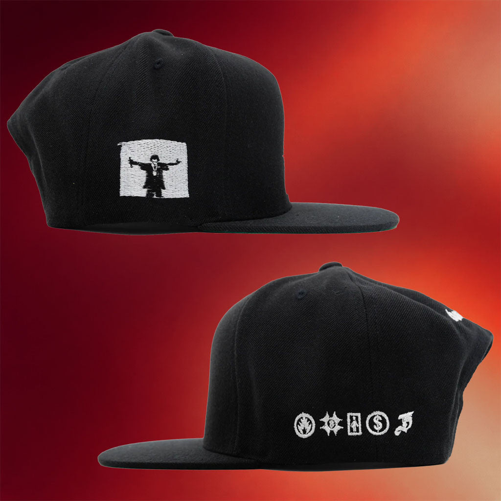 Born On Fire Merch 2026 Blessd X Born On Fire Snapback Hat Embroidered Gift For Fans - Merchluma