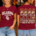 Oklahoma Sooners Merch 2026 Autumn Festive Cheer T-Shirt Fall Theme Clothes Gift For Game Day - Merchluma