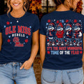 Ole Miss Rebels Merch 2026 Autumn Festive Cheer T-Shirt Cozy Fall Clothes Gift For Sports Fans - Merchluma