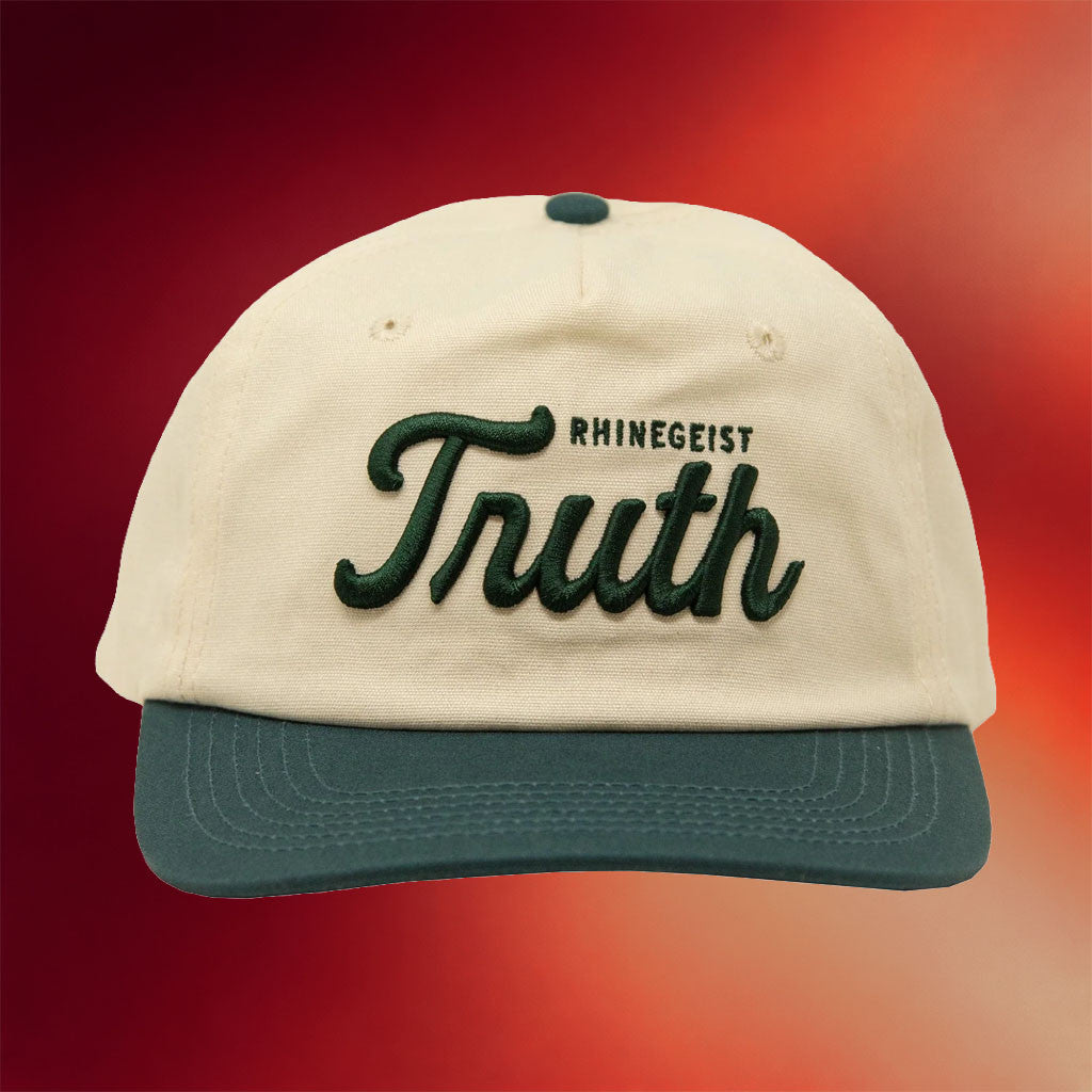 Rhinegeist Brewery Merch 2026 Truth Script Embroidered Hat Best Gift For Fathers - Merchluma