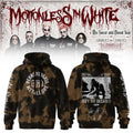 Motionless In White Merch The Sweat And Blood Tour 2026 Signature Tie Dye Hoodie Fan Gifts - Merchluma