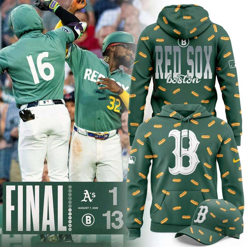 Boston Red Sox 2026 Hot Dog Night City Connect Game Hoodie Red Sox Merch Baseball Fan Gifts - Merchluma