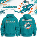 Miami Dolphins X Hello Kitty 2026 Hoodie Miami Dolphins Merch Gift For Football Lovers - Merchluma