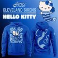 Cleveland Sirens X Hello Kitty Mermaid Hoodie Cleveland Sirens Merch Cute Basketball Fan Gift - Merchluma