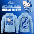 Cleveland Sirens X Hello Kitty Mermaid Hoodie WNBA Cleveland Sirens Merch Basketball Fan Gift - Merchluma
