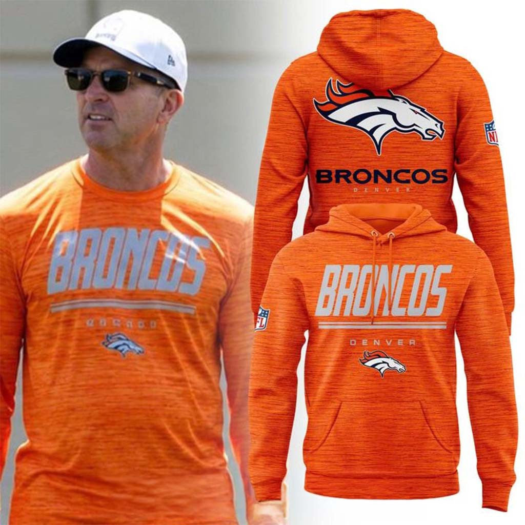 Denver Broncos Brilliant Orange Velocity 2026 Special Hoodie Denver Broncos Merch Fan Gifts - Merchluma