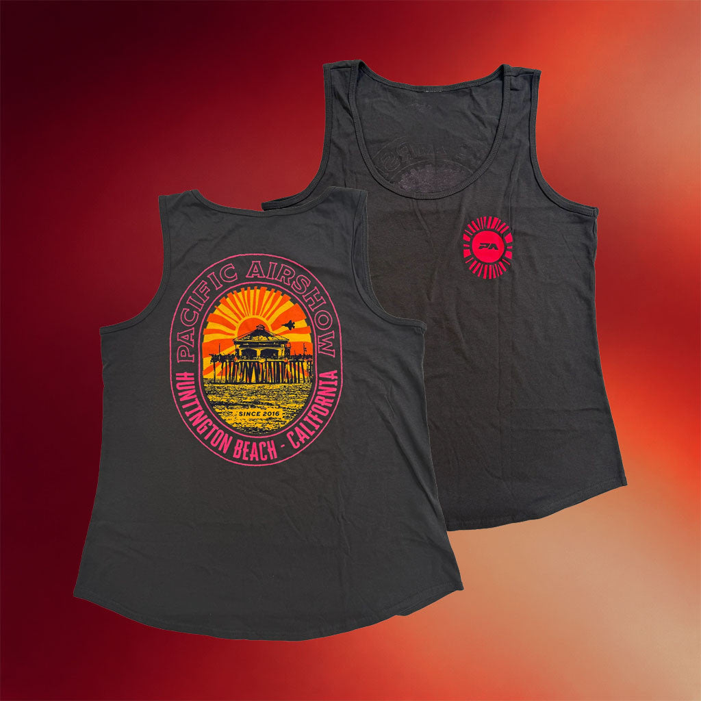 Pacific Airshow Merch 2026 HB Vibe Tank Top Birthday Gift For Sisters - Merchluma