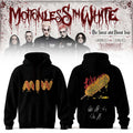 Motionless In White Merch The Sweat And Blood Tour 2026 Signature Hoodie Like A Corn Dog Hoodie - Merchluma