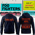 Chicago Bears X Foo Fighters Take Cover Tour 2026 Hoodie Foo Fighters Concert Merch Fan Gifts - Merchluma