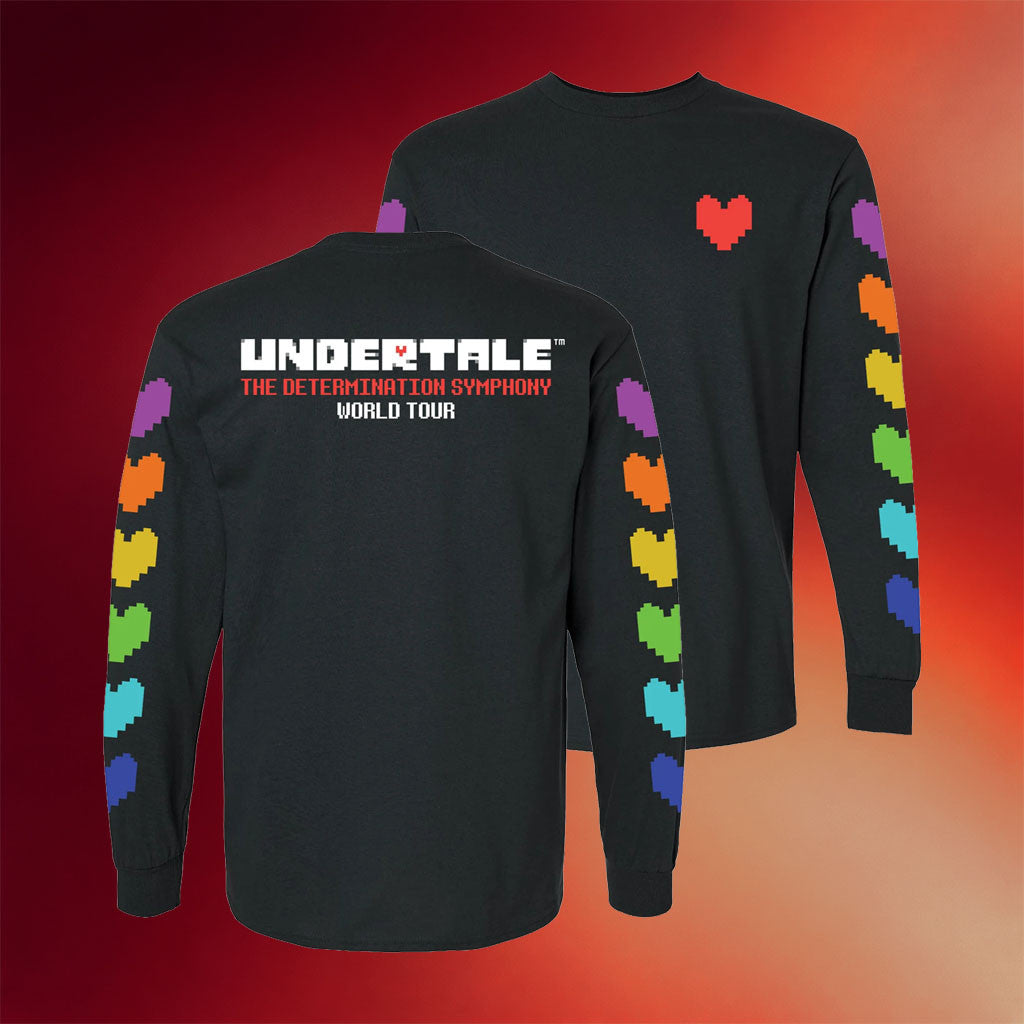 Undertale Symphony Merch 2026 Undertale World Tour Long Sleeve Shirt Video Game Concert Gifts - Merchluma