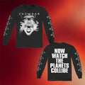 Crowbar Merch 2026 Planets Collide Long Sleeve Shirt Music Related Gifts For Guys - Merchluma