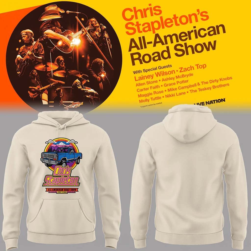 Chris Stapleton's Merch All American Road Show In Providence Park Hoodie Gifts For Music Lovers - Merchluma