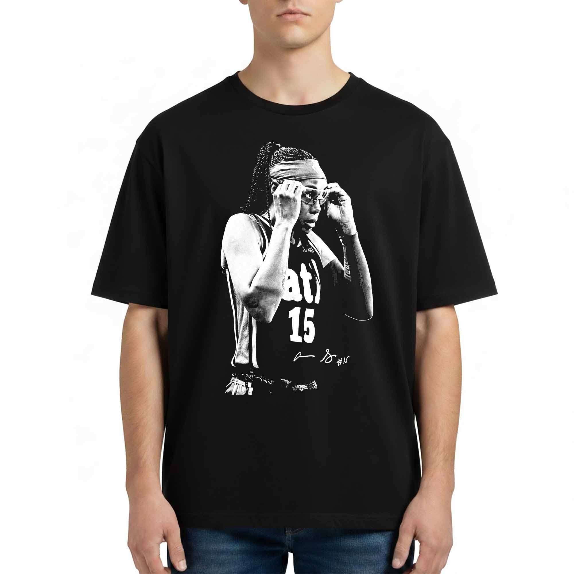 Allisha Gray No 15 Goggles Signature Shirt Atlanta Dream Merch Gifts For Basketball Fan - Merchluma