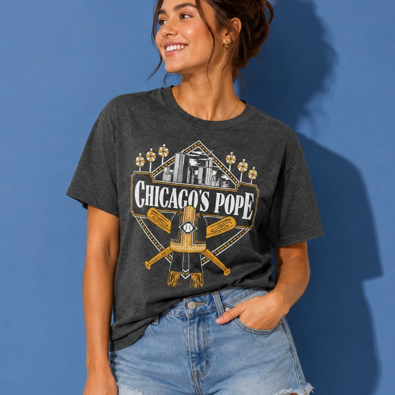 2026 White Sox Chicago's Pope T-Shirt Chicago White Sox Merch Best Gifts For Baseball Fans - Merchluma