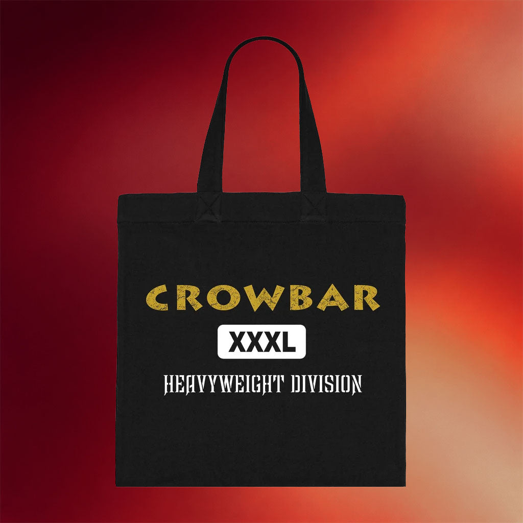 Crowbar Merch 2026 Crowbar Heavyweight Division Tote Bag Gift Ideas For Band Fans - Merchluma