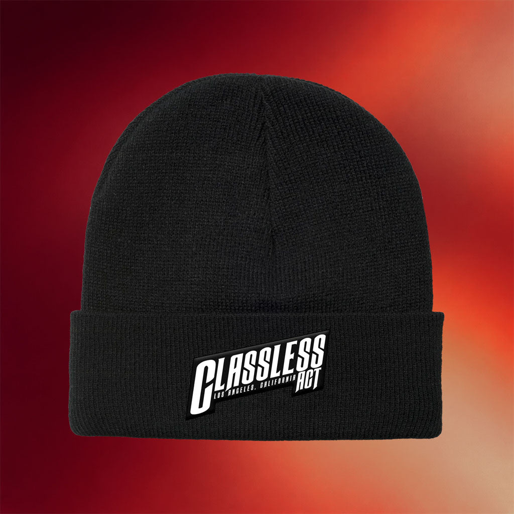 Classless Act Merch 2026 Logo Beanie Black Best Gifts For Rock Music Lovers - Merchluma