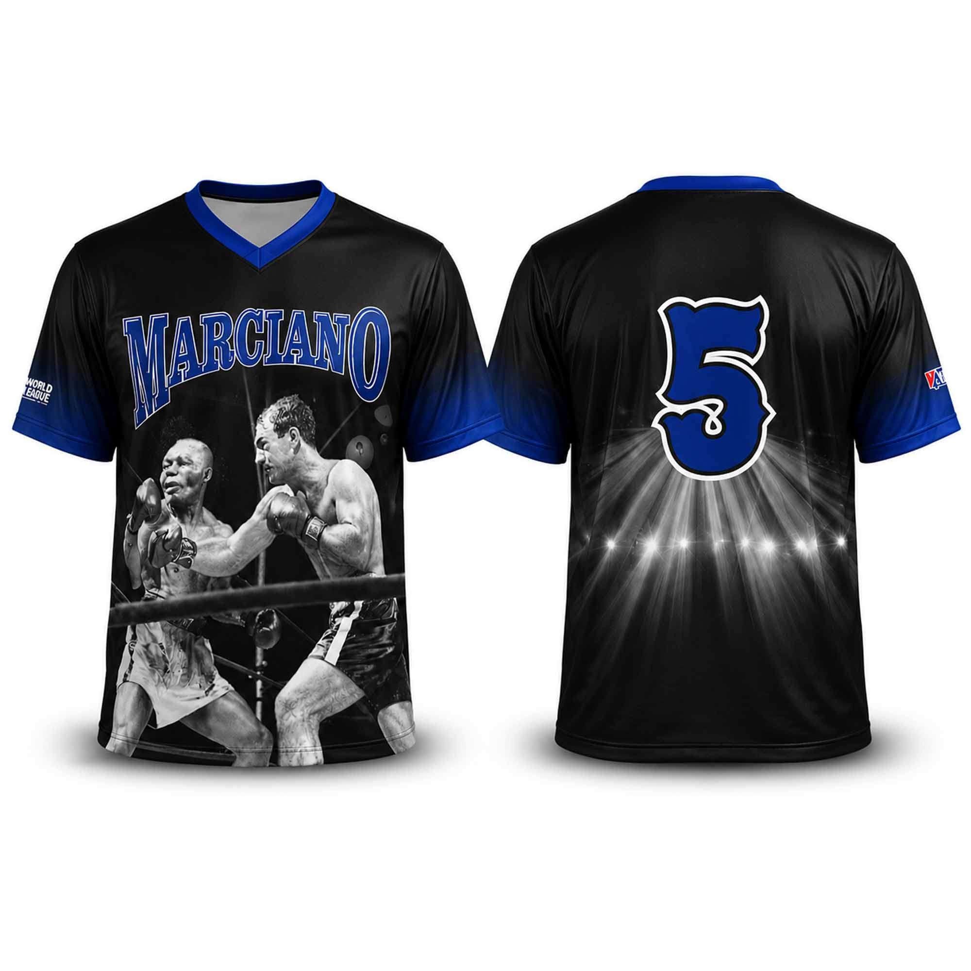 2026 Brockton Rox #5 Marciano V-Neck T-Shirt Brockton Rox Merch Best Gifts For Husband ' - Merchluma