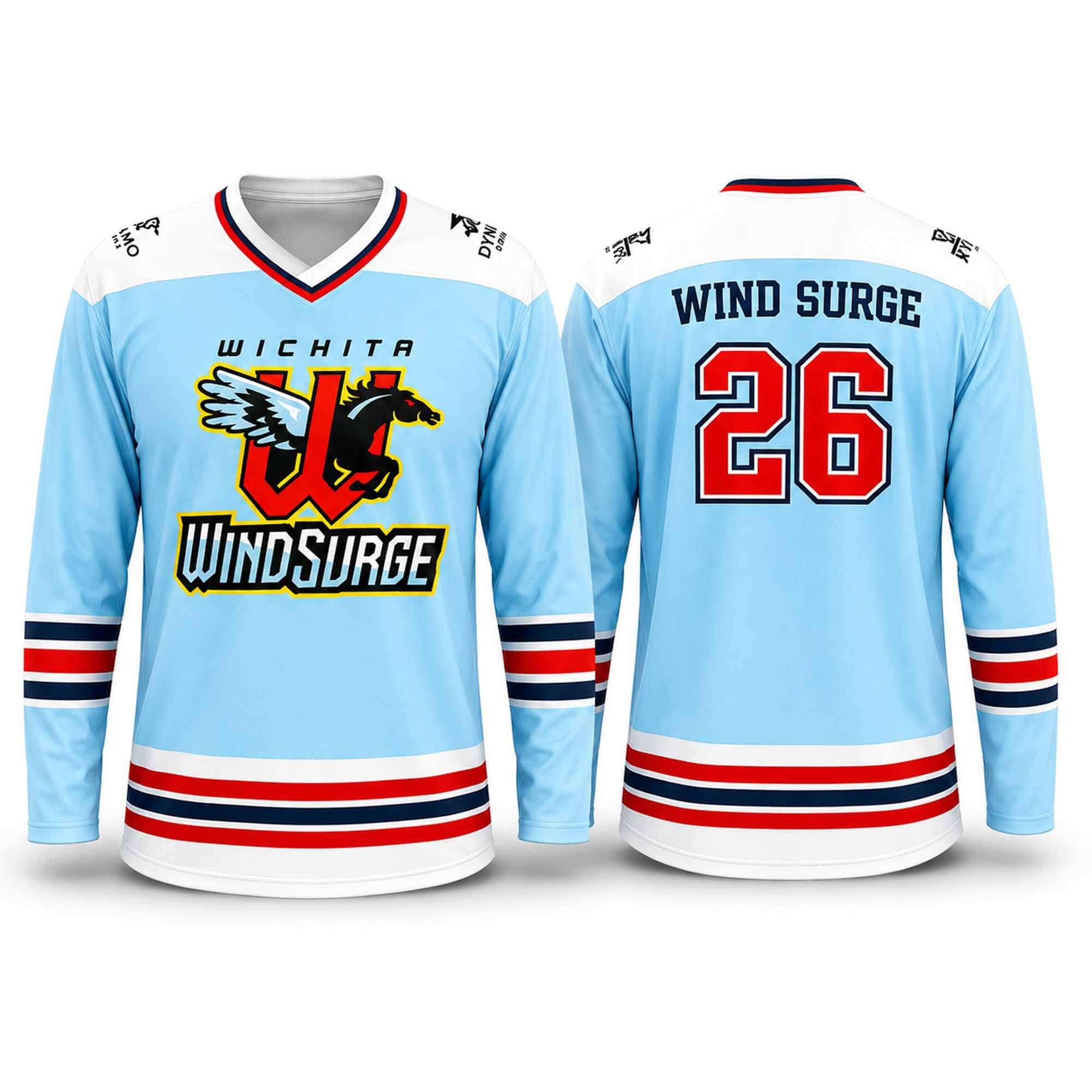 2026 Wind Surge Hockey Jersey Wichita Wind Surge Merch Gift Ideas For Baseball Fans - Merchluma