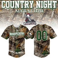 Personalized Fayetteville Woodpeckers Country And Outdoors Night 2026 Baseball Jersey Fab Merch - Merchluma