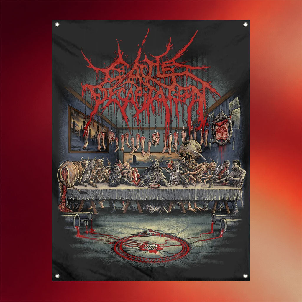 Cattle Decapitation Merch The Blast Supper Flag Home Decor Gift For Deathgrind Band Fans - Merchluma