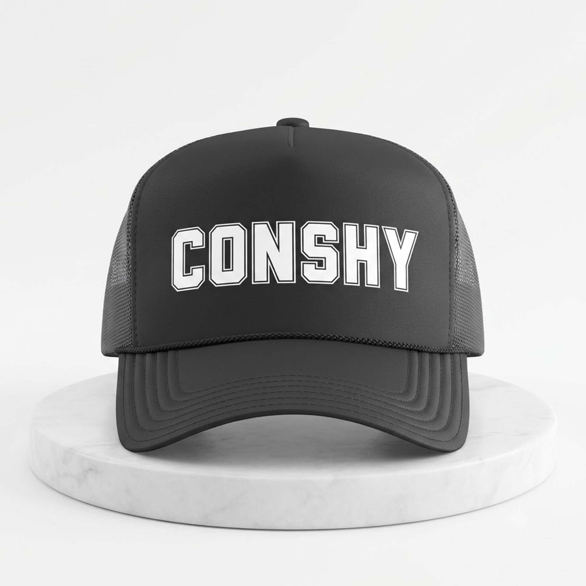 2026 New Conshy Trucker Hat Black Gift Ideas For Husband - Merchluma