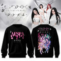 Aespa Aexis Line Global Tour 2026 Black Sweatshirt Aespa Tour Merch Best Gift For Kpop Lovers - Merchluma