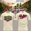 Philadelphia Phillies At Field Of Dreams T-Shirt Philadelphia Phillies Merch Baseball Fan Gifts - Merchluma