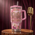 Dolly Parton 80th Anniversary Pink Stanley Tumbler Queen Of Country Music Dolly Parton Merch - Merchluma
