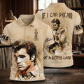 Elvis Presley If I Can Dream Of A Better Land Polo Shirt Elvis Presley Merch Gift For Music Fan - Merchluma