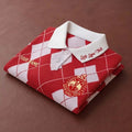 Personalized Delta Sigma Theta Argyle Polo Shirt DST Merch Present For Sisters - Merchluma
