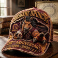 Brisbane Broncos 38th Anniversary 2026 Distressed Hat Brisbane Broncos Merch Rugby Fan Gifts - Merchluma