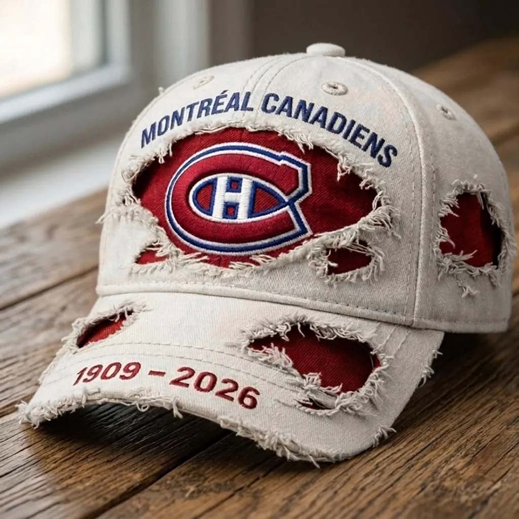 Montreal Canadiens 1909 2026 Distressed Hat Montreal Canadiens Merch Gifts For Hockey Fans - Merchluma