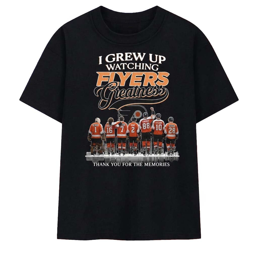Philadelphia Flyers Greatness Legends Graphic 2026 T-Shirt Philly Flyers Merch Hockey Fan Gifts - Merchluma