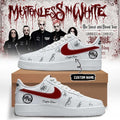 Custom Motionless In White Merch 2026 The Sweat And Blood Tour Shoes Sneakers Fan Present - Merchluma