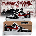 Custom Motionless In White Merch 2026 The Sweat And Blood Tour Sneakers Music Lover Gear - Merchluma